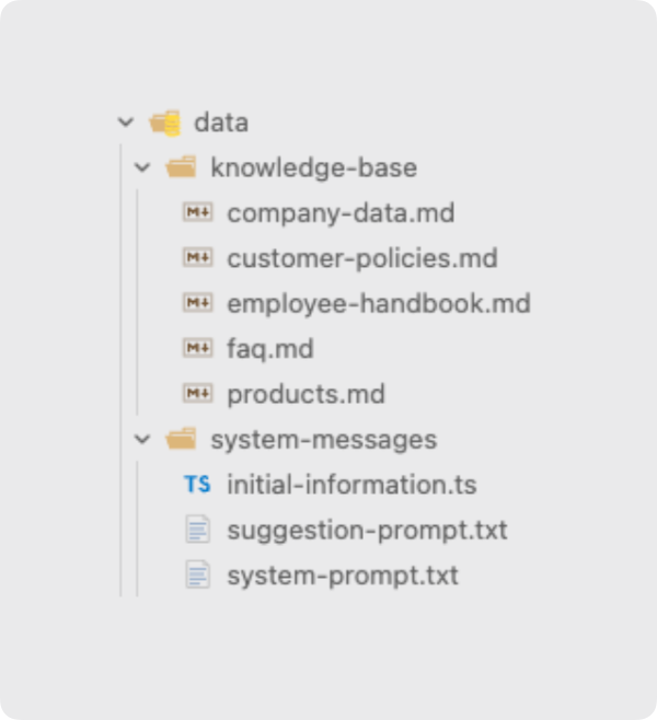 Build your Knowledge Base interface